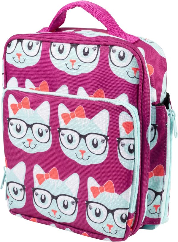 حافظة غداء Bentology للأطفال - حقيبة معزولة للبنات والأولاد - تناسب علب البنتو