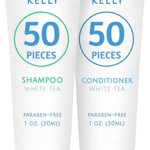 مجموعة شامبو وبلسم BERGMAN KELLY (30 مل، 100 قطعة، شاي أبيض)  ةأبهر ضيوفك بشامبو وبلسم منعش ومنعش للفنادق والضيافة بكميات كبير