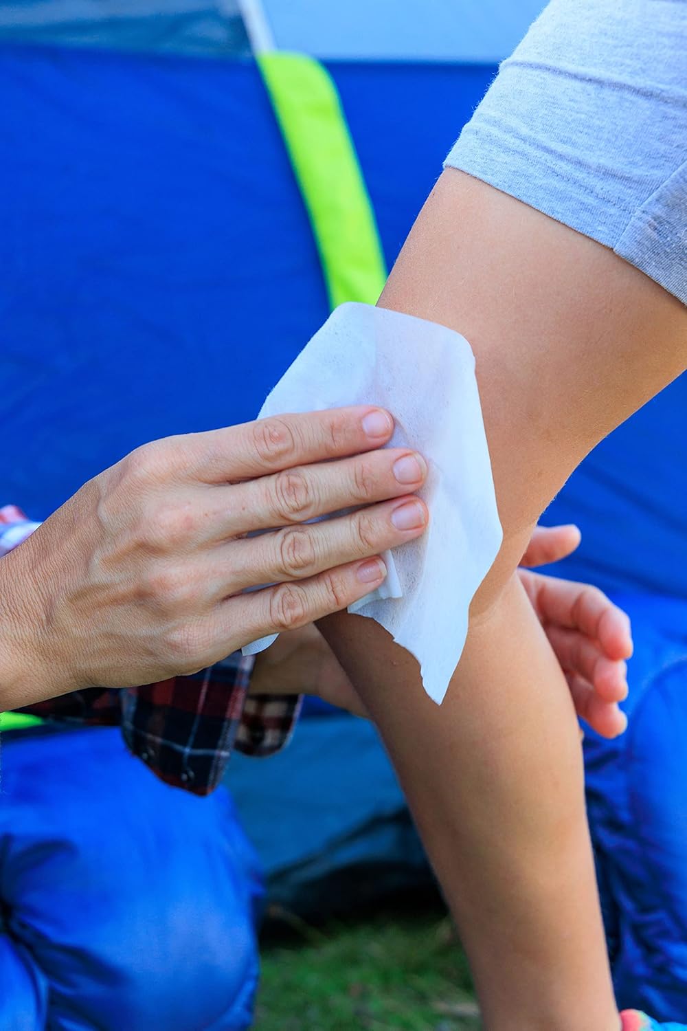 "مناديل طاردة للبعوض Mosquito Guard - خالية من DEET، 20 مناديل طاردة للبعوض مغلفة بشكل فردي - حجم مناسب للسفر - طارد للبعوض للشرفات - مناديل طاردة للبعوض للتخييم - مناديل طاردة للحشرات" - Image 7