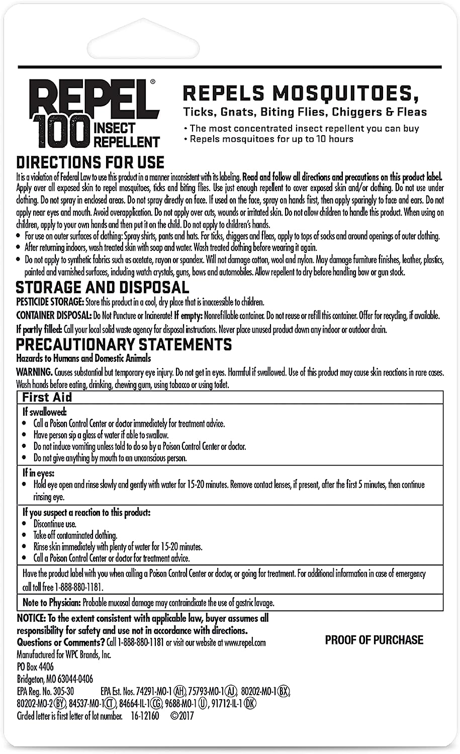 Repel 100 طارد الحشرات للظروف القاسية، 98% DEET، 4 أوقيات (عبوة من 2) - Image 2